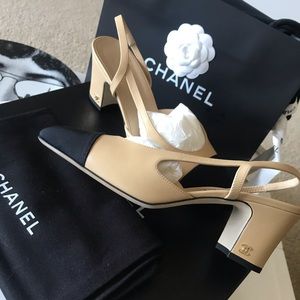 Brand New Chanel Sling Back (complete)